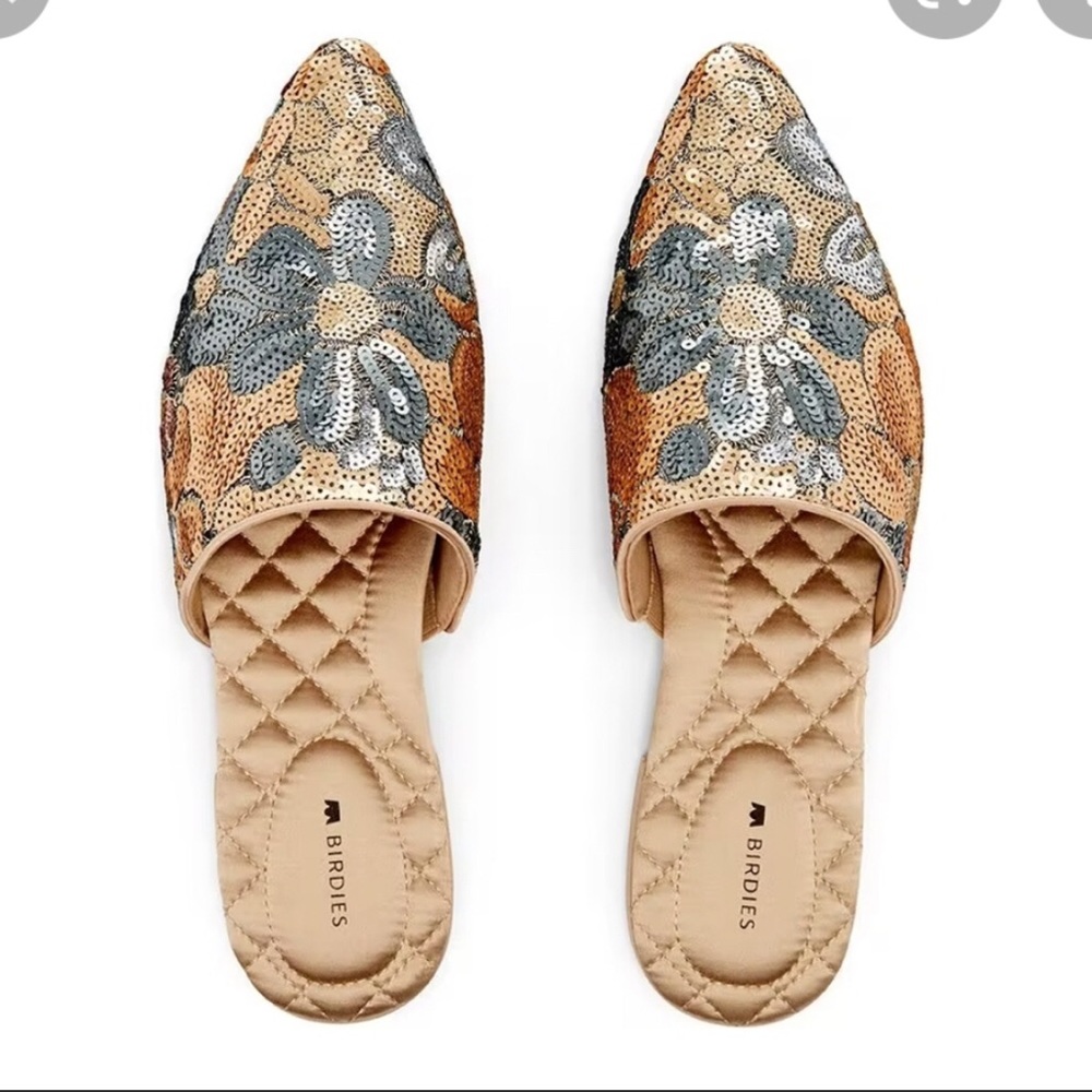 Birdies The Dove Gold Petal Sequin
